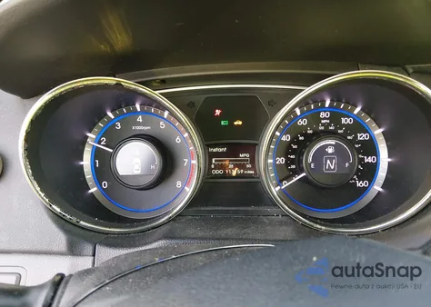 2013 Hyundai Sonata Gls z USA, uszkodzony, nr VIN 5NPEB4AC0DH641173